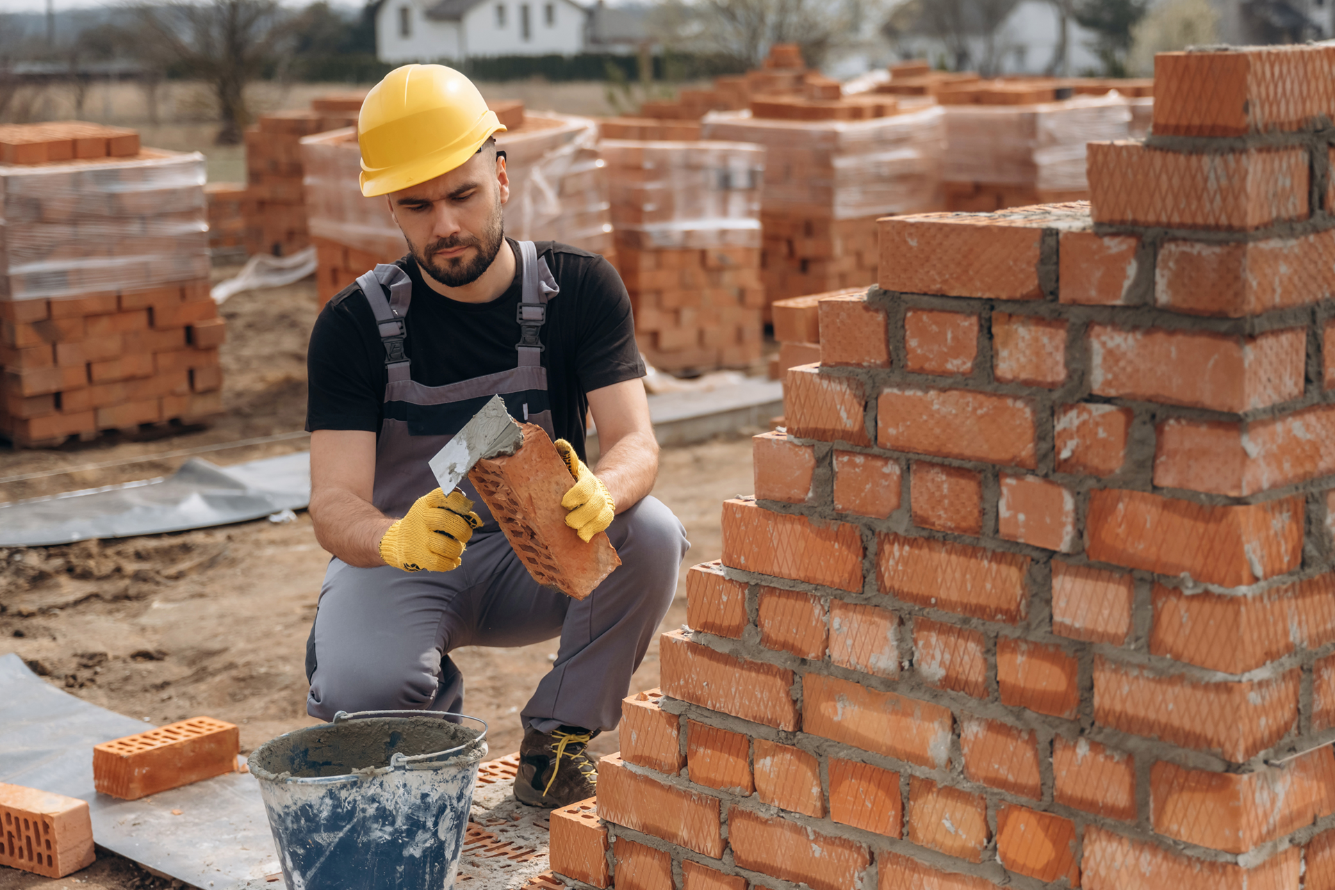 Masonry block wall installation by Weiss Construction in Orange County, CA.